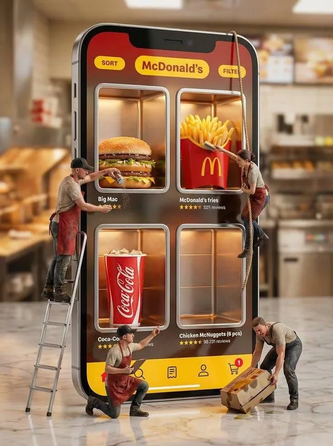 Ultra realistic mcdonalds ad — After