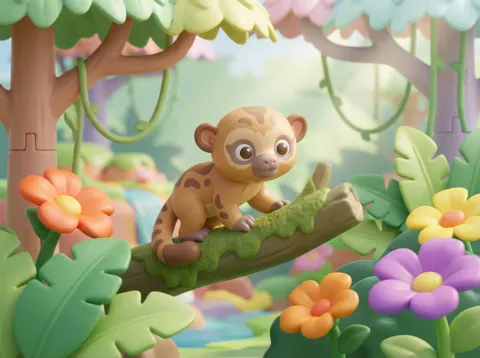 Dappled kinkajou flowers
