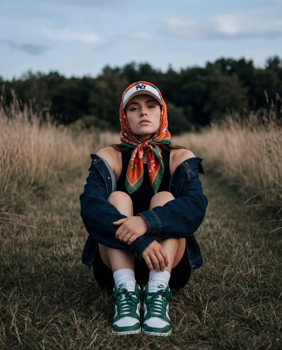 Cinematic outdoor fashion blockbuster — After