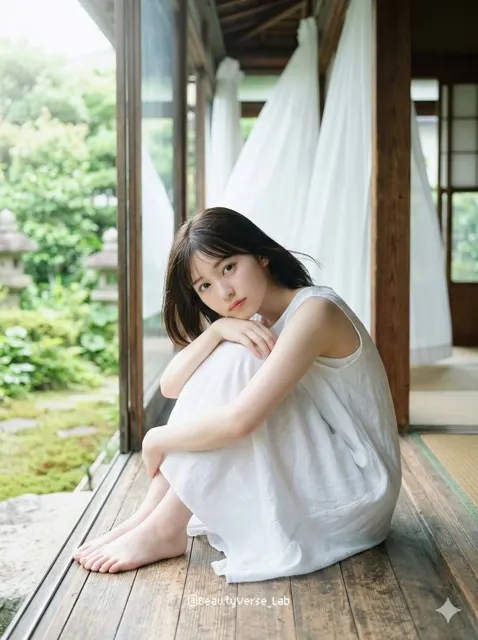 Summer engawa ethereal girl