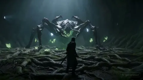 Ronin rides lightning slash storm monster
