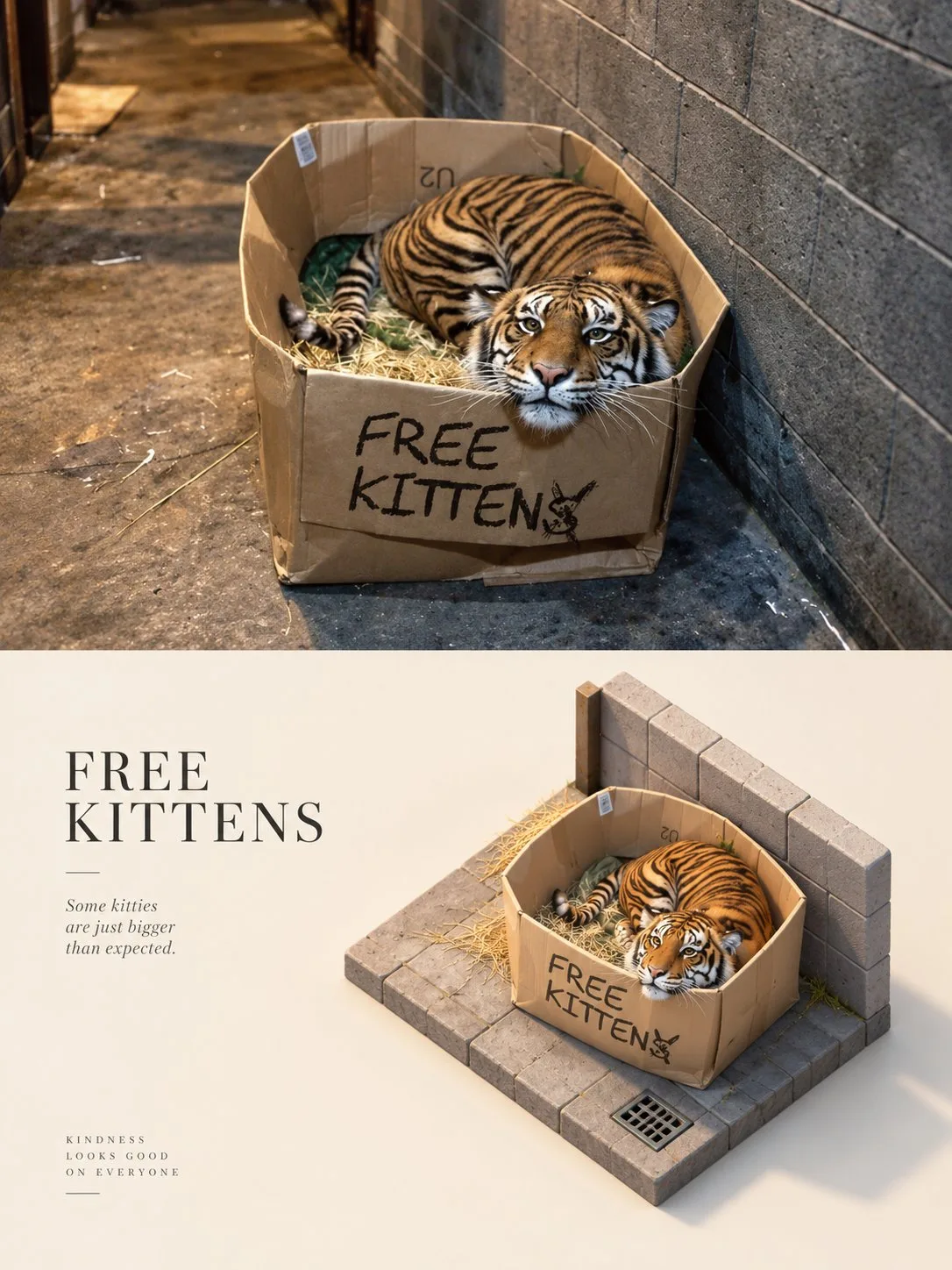 Stylized isometric 3d diorama poster design — Sonra