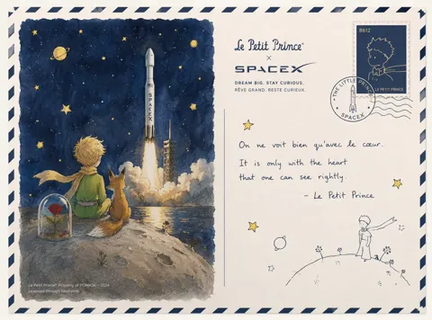 Little prince spaceship co branding