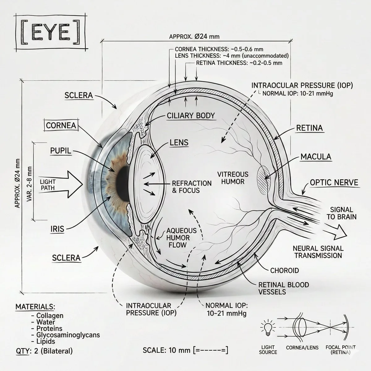 Black ink eye anatomy — Sonra