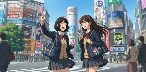 Afternoon shibuya besties