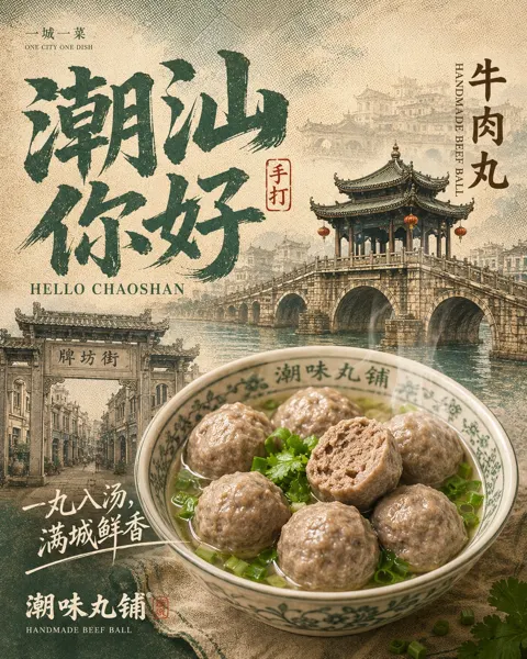 City flavor archive one city one dish poster