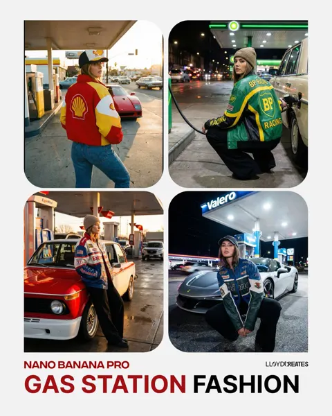 Neon night vintage racing streetwear