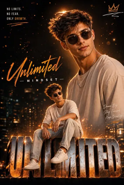 Instagram milestone celebration poster design