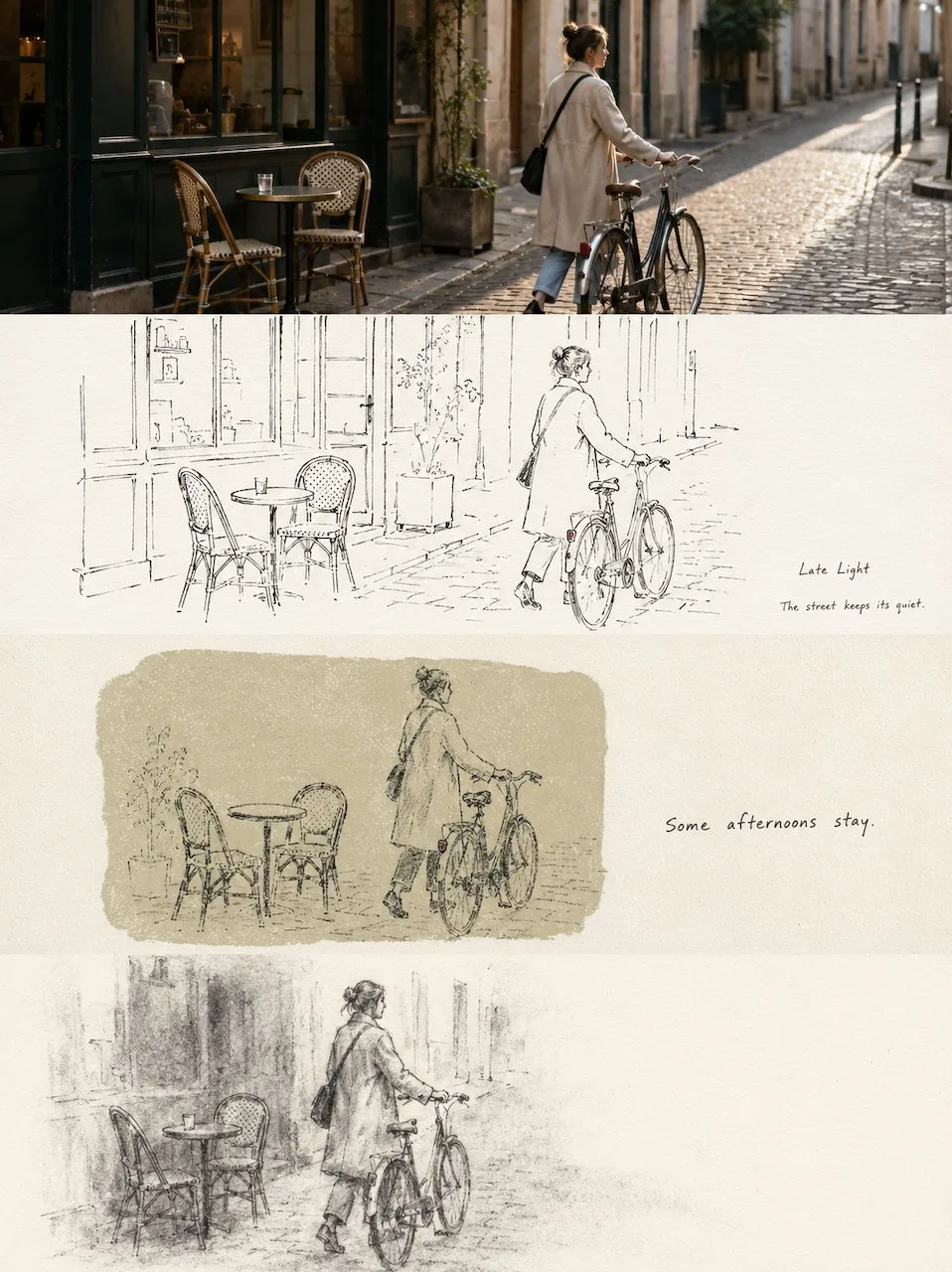 Single photo four layer multimedia art poster — Sonra
