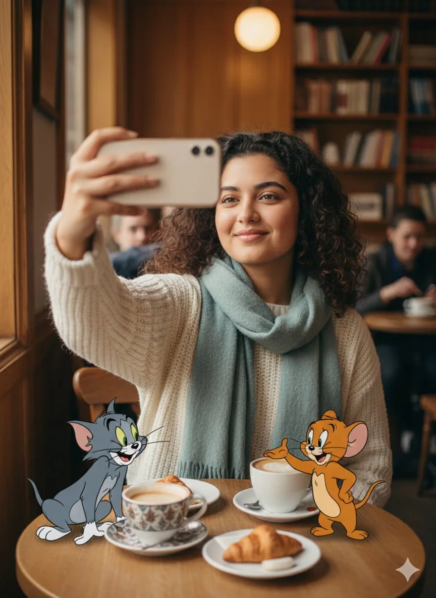 Breaking wall tom jerry selfie — Sonra