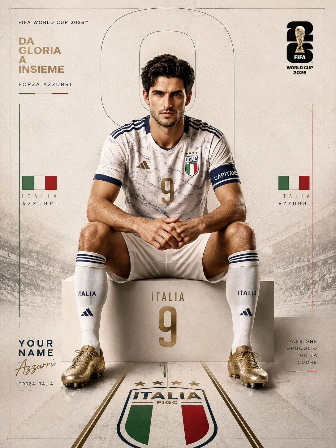 2026 fifa world cup sports editorial poster prompt — After