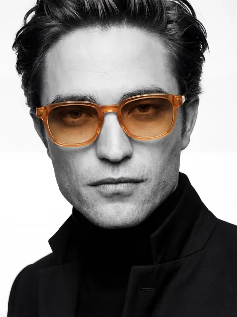 Minimalist bw amber glasses