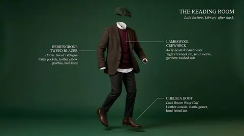 Fashionable onion levitating outfit