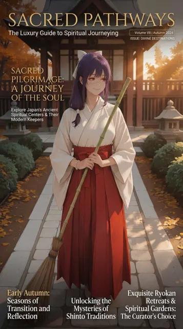 Luxury autumn pilgrimage magazine