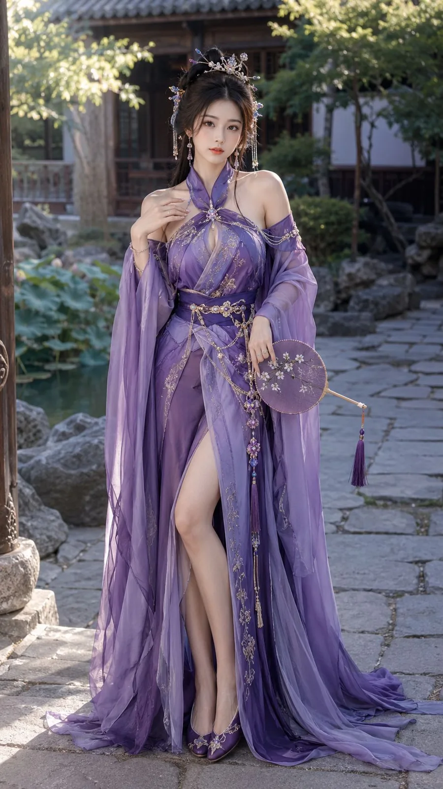 Sexy song dynasty hanfu chinese influencer — After
