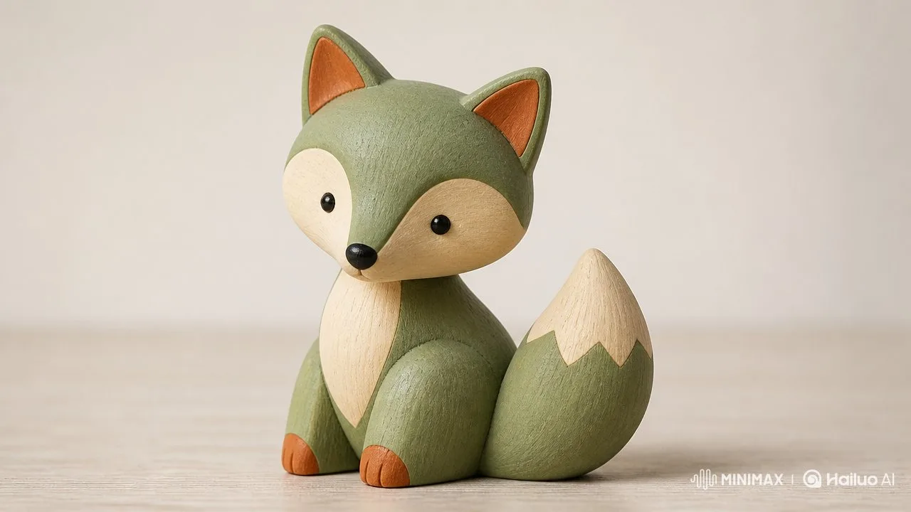 Stylized wooden toy prompt — Sonra