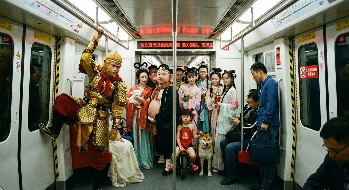 西游记人物坐地铁 — Sonra