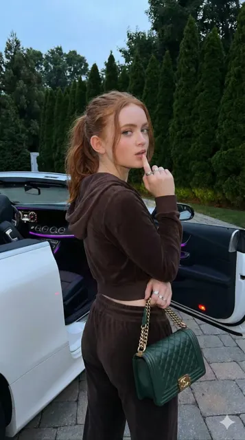 Twilight purple neon redhead