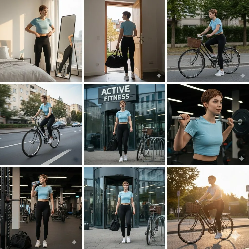 Ultra realistic fitness girl story — After