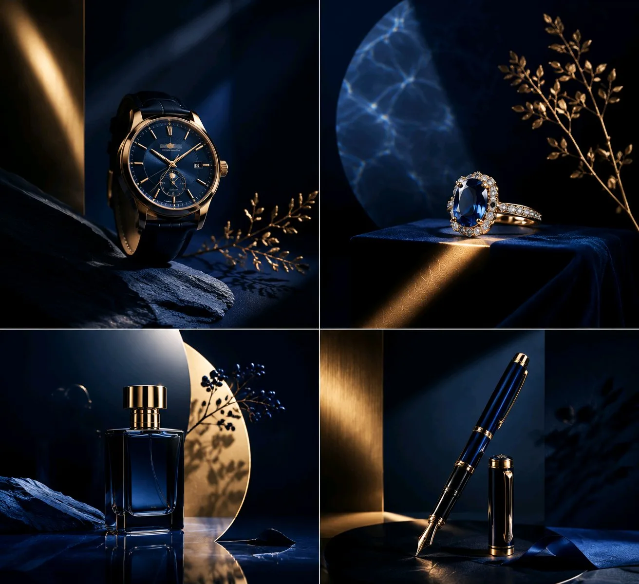 International luxury brand minimalist advertising visual — Sonra