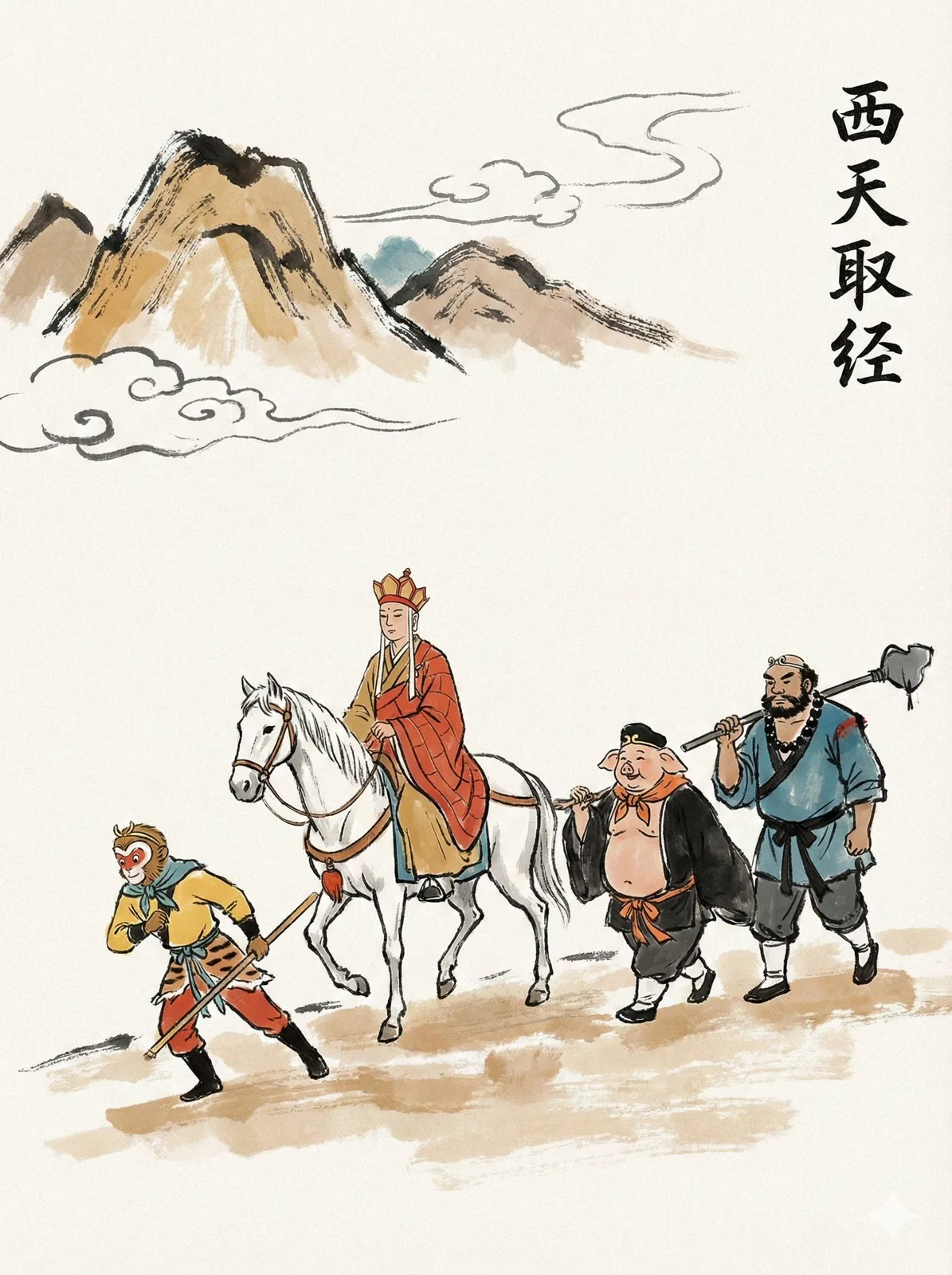 新中式水墨绘本 — Sonra