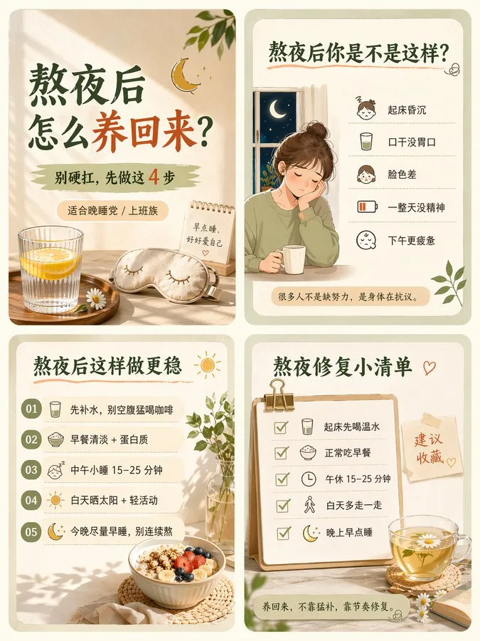 Xiaohongshu health template — Sonra
